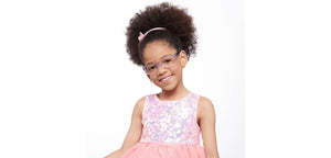 Purple Rectangle Full Rim Kids Eyeglasses by Hooper-208721