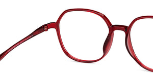 Maroon Round Full Rim Unisex Eyeglasses by Lenskart Air-151929