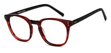 Load image into Gallery viewer, Maroon Square Full Rim Unisex Eyeglasses by Vincent Chase-201154