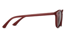Load image into Gallery viewer, Maroon Round Full Rim Unisex Sunglasses by Vincent Chase Polarized-200420