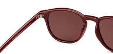 Load image into Gallery viewer, Maroon Round Full Rim Unisex Sunglasses by Vincent Chase Polarized-200420
