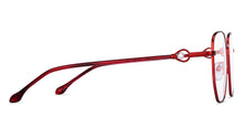 Load image into Gallery viewer, Maroon Square Full Rim Women Eyeglasses by John Jacobs-152679
