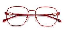 Load image into Gallery viewer, Maroon Square Full Rim Women Eyeglasses by John Jacobs-152679
