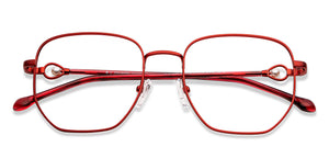 Maroon Square Full Rim Women Eyeglasses by John Jacobs-152679