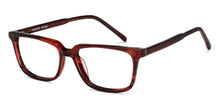 Load image into Gallery viewer, Maroon Rectangle Full Rim Unisex Eyeglasses by Vincent Chase-201108