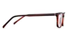 Load image into Gallery viewer, Maroon Rectangle Full Rim Unisex Eyeglasses by Vincent Chase-201108