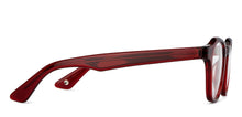 Load image into Gallery viewer, Maroon Square Full Rim Unisex Eyeglasses by John Jacobs-153085