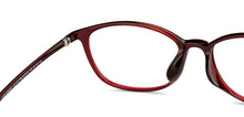 Load image into Gallery viewer, Maroon Square Full Rim Unisex Eyeglasses by Lenskart Air-151756