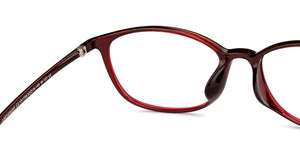 Maroon Square Full Rim Unisex Eyeglasses by Lenskart Air-151756