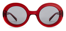 Load image into Gallery viewer, Maroon Round Full Rim Unisex Sunglasses by John Jacobs-201692