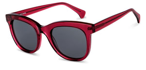 Maroon Wayfarer Full Rim Unisex Sunglasses by John Jacobs-152272