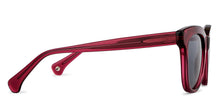 Load image into Gallery viewer, Maroon Wayfarer Full Rim Unisex Sunglasses by John Jacobs-152272