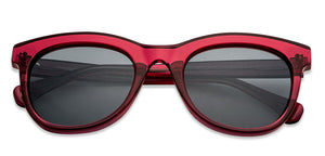 Maroon Wayfarer Full Rim Unisex Sunglasses by John Jacobs-152272