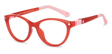 Load image into Gallery viewer, Maroon Cat Eye Full Rim Kids Eyeglasses by Hooper-200658
