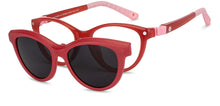 Load image into Gallery viewer, Maroon Cat Eye Full Rim Kids Eyeglasses by Hooper-200658