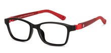 Load image into Gallery viewer, Black Rectangle Full Rim Kids Eyeglasses by Hooper-200666