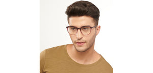 Maroon Cat Eye Full Rim Unisex Eyeglasses by John Jacobs-152772
