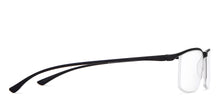Load image into Gallery viewer, Black Rectangle Half Rim Unisex Eyeglasses by Lenskart READERS-149833
