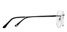 Load image into Gallery viewer, Black Rectangle Rimless Unisex Eyeglasses by John Jacobs-152667