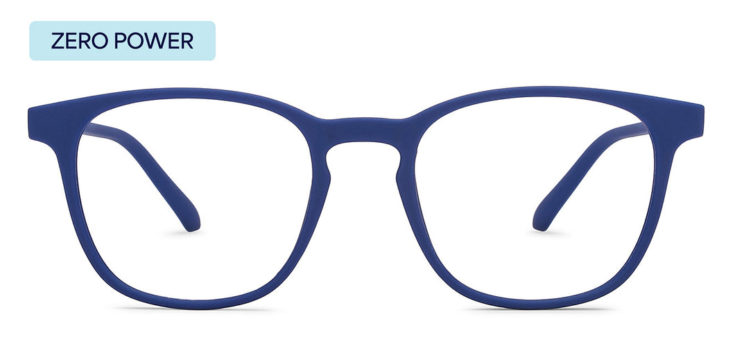 Blue Hustlr Full Rim Unisex Eyeglasses by LENSKART HUSTLR-206973
