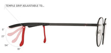 Load image into Gallery viewer, Black Round Full Rim Unisex Eyeglasses by New Balance-145869
