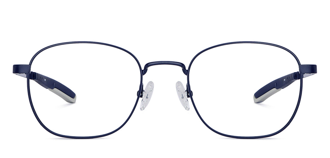 Blue Round Full Rim Unisex Eyeglasses by New Balance-145885