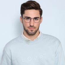 Load image into Gallery viewer, Blue Round Full Rim Unisex Eyeglasses by New Balance-145885