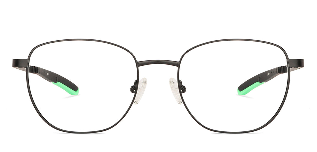 Black Square Full Rim Unisex Eyeglasses by New Balance-145895