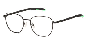 Black Square Full Rim Unisex Eyeglasses by New Balance-145895