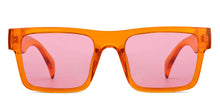Load image into Gallery viewer, Orange Wayfarer Full Rim Unisex Sunglasses by Vincent Chase Polarized-151546