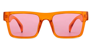 Orange Wayfarer Full Rim Unisex Sunglasses by Vincent Chase Polarized-151546