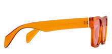 Load image into Gallery viewer, Orange Wayfarer Full Rim Unisex Sunglasses by Vincent Chase Polarized-151546