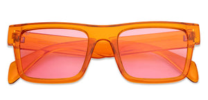 Orange Wayfarer Full Rim Unisex Sunglasses by Vincent Chase Polarized-151546