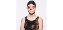 Load image into Gallery viewer, Orange Transparent Round Full Rim Kids Sunglasses by Lenskart Boost-207983