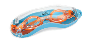 Orange Transparent Round Full Rim Kids Sunglasses by Lenskart Boost-207983