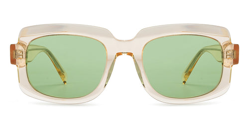 Orange Wayfarer Full Rim Unisex Sunglasses by John Jacobs-201676