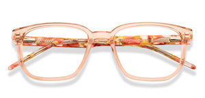 Brown Rectangle Full Rim Unisex Eyeglasses by Vincent Chase-215399