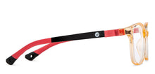 Load image into Gallery viewer, Orange Rectangle Full Rim Kids Eyeglasses by Hooper-204346
