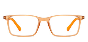 Transparent Rectangle Full Rim Kids Eyeglasses by Hooper-200344