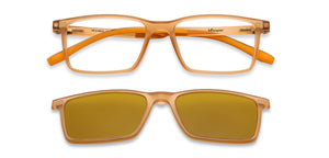 Transparent Rectangle Full Rim Kids Eyeglasses by Hooper-200344
