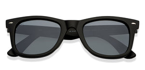 Black Wayfarer Full Rim Unisex Sunglasses by Vincent Chase Polarized-200423