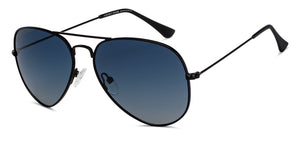 Black Aviator Full Rim Unisex Sunglasses by Vincent Chase Polarized-204531