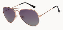 Load image into Gallery viewer, Gold Aviator Full Rim Unisex Sunglasses by Vincent Chase Polarized-200372