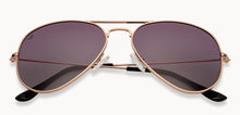 Load image into Gallery viewer, Gold Aviator Full Rim Unisex Sunglasses by Vincent Chase Polarized-200372