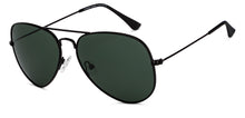 Load image into Gallery viewer, Black Aviator Full Rim Unisex Sunglasses by Vincent Chase Polarized-204821