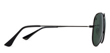 Load image into Gallery viewer, Black Aviator Full Rim Unisex Sunglasses by Vincent Chase Polarized-204821