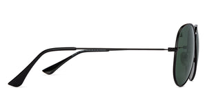 Black Aviator Full Rim Unisex Sunglasses by Vincent Chase Polarized-204821