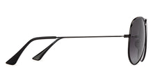 Load image into Gallery viewer, Black Aviator Full Rim Unisex Sunglasses by Vincent Chase Polarized-204823