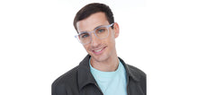 Load image into Gallery viewer, Blue Wayfarer Full Rim Unisex Eyeglasses by Lenskart Hustlr-216321