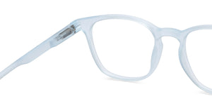 Blue Wayfarer Full Rim Unisex Eyeglasses by Lenskart Hustlr-216321